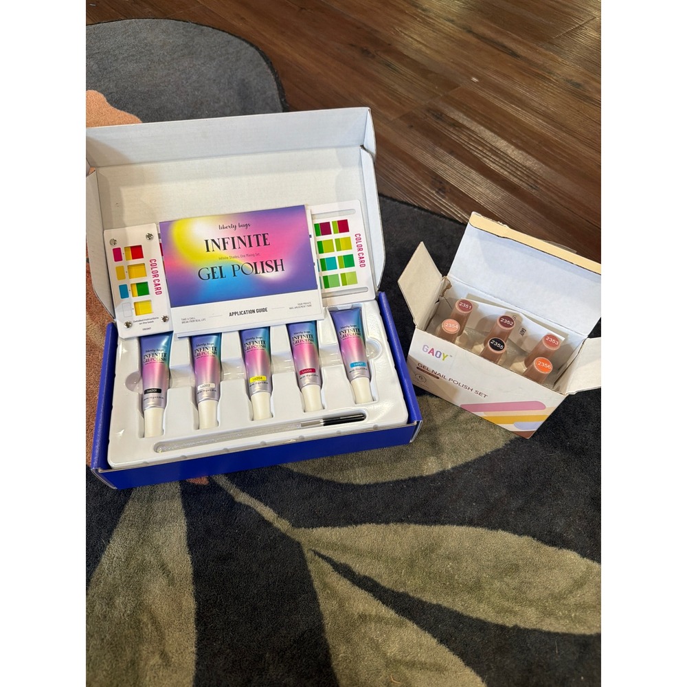 Liberty Bugs Infinite Gel Polish Mixing Set & GAOY 6pc Gel Polish Bundle